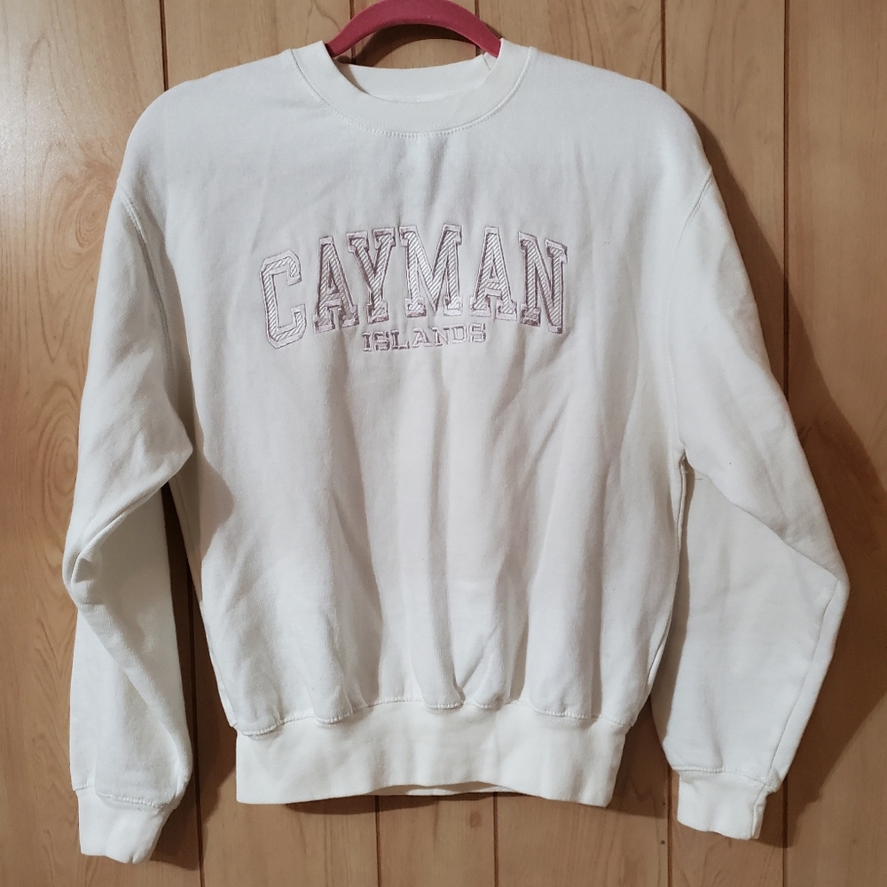 Pacific & Co white pullover,SZ small.